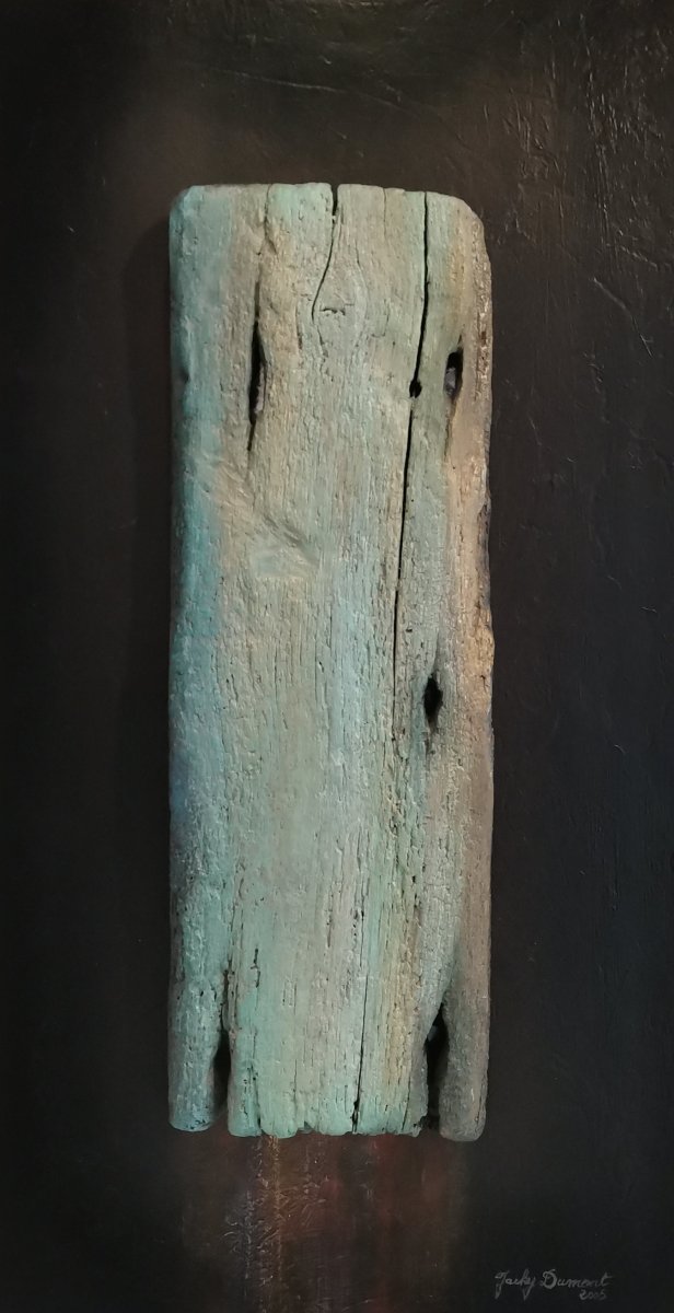 DUMONT Jacky - L'essence du bois (tableau/sculpture, Bois, Acrylique et matériaux divers) - ART ET MISS