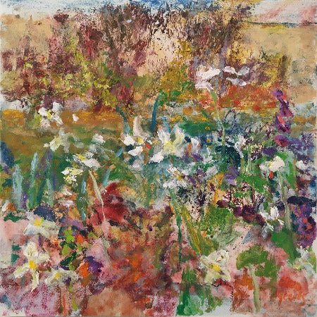 Ellen GEERTS : Jardin 3 - Rucola (Tableau, huile sur bois) - ART ET MISS
