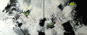 FRAPPIS - Le secret des banquises  -  tableau, abstrait Acrylique / toile - ART ET MISS