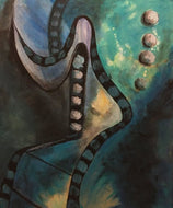 LALLEMENT Martine - À la dérive 2 (tableau, Acrylique sur toile) - ART ET MISS
