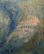 LALLEMENT Martine - À la dérive 6 (tableau, Acrylique sur toile) - ART ET MISS
