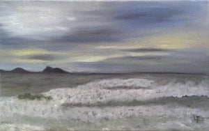 LALLEMENT Martine - Bord de mer (tableau, huile sur toile) - ART ET MISS