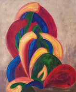 LALLEMENT Martine - Bouche de métro (tableau, Acrylique / toile) - ART ET MISS
