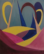 LALLEMENT Martine - Composition IV (tableau, Acrylique sur toile) - ART ET MISS
