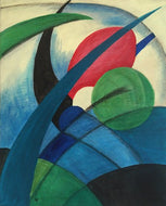 LALLEMENT Martine - Composition VIII (tableau, Acrylique sur toile) - ART ET MISS
