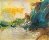 LALLEMENT Martine - De l'autre côté (tableau, Huile sur toile) - ART ET MISS