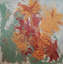 Charger l&#39;image dans la galerie, LALLEMENT Martine - Dilution (tableau, technique mixte nacrée / bois) - ART ET MISS