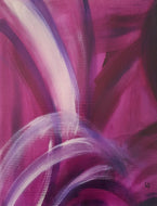 LALLEMENT Martine - Don de soie (tableau, Acrylique sur toile) - ART ET MISS