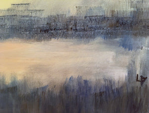 LALLEMENT Martine - Horizon I (tableau, huile sur toile) - ART ET MISS