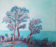 LALLEMENT Martine - L'air du temps (tableau, acrylique métallisé / toile) - ART ET MISS