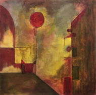 LALLEMENT Martine - Le ballon (tableau, huile sur toile) - ART ET MISS