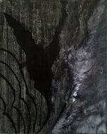 LALLEMENT Martine - L'envol (tableau, Acrylique et encre sur toile) - ART ET MISS