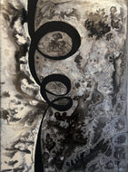 LALLEMENT Martine - Nouvelle dimension (tableau, Mixte sur toile) - ART ET MISS