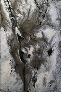 LALLEMENT Martine - Nuage de lumières (tableau, Acrylique et encre sur toile) - ART ET MISS