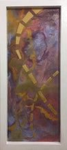 Charger l&#39;image dans la galerie, LALLEMENT Martine - Point de repère (tableau, technique mixte nacrée / bois) - ART ET MISS