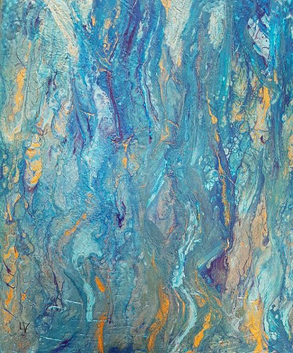 LALLEMENT Martine - Rêves en bleus (tableau, acrylique / toile) - ART ET MISS