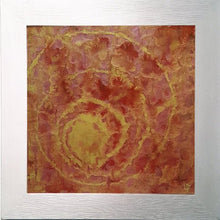 Charger l&#39;image dans la galerie, LALLEMENT Martine - Spirale du succès (tableau, technique mixte nacrée / bois) - ART ET MISS