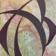 LALLEMENT Martine - Tentation, Composition XXIV (tableau, Acrylique sur toile) - ART ET MISS