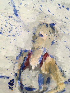 LANZI Arno : Athletisme 10 (Tableau, acrylique sur toile) - ART ET MISS