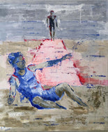 LANZI Arno : Athletisme 2 (Tableau, acrylique sur toile) - ART ET MISS