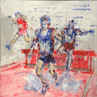LANZI Arno : Athletisme 7 (Tableau, acrylique sur toile) - ART ET MISS