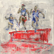 LANZI Arno : Athletisme 8 (Tableau, acrylique sur toile) - ART ET MISS