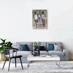 LANZI Arno : Marathon 1 (Tableau, acrylique sur toile) - ART ET MISS