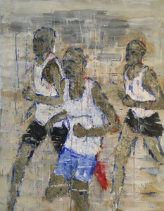 LANZI Arno : Marathon 4 (Tableau, acrylique sur toile) - ART ET MISS