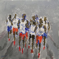 LANZI Arno : Marathon 6 (Tableau, acrylique sur toile) - ART ET MISS