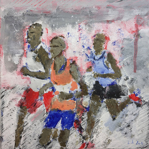 LANZI Arno : Marathon 8 (Tableau, acrylique sur toile) - ART ET MISS