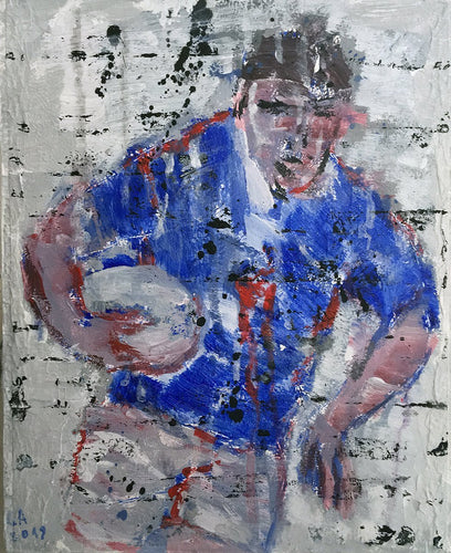 LANZI Arno : Rugby 10 (Tableau, acrylique sur toile) - ART ET MISS