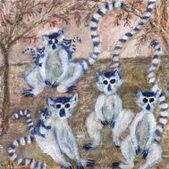 LANZI Paola - Singe 6 (tableau, Acrylique / Papier) - ART ET MISS