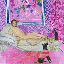 Charger l&#39;image dans la galerie, LE VAN Florence : Femme Couchée (Collage sur papier) - ART ET MISS