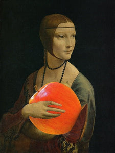 LE VAN Florence : Ma pomme et moi (Collage sur papier) - ART ET MISS