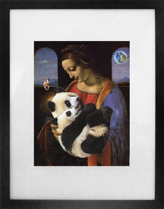LE VAN Florence : Mes amours de panda (Collage sur papier) - ART ET MISS