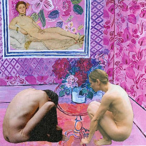 LE VAN Florence : Trois nues (Collage sur papier) - ART ET MISS