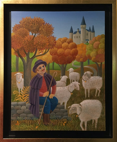 LORAND Jean-Pierre : La petite pastorale (Tableau, Acrylique sur toile) - ART ET MISS