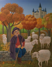 Charger l&#39;image dans la galerie, LORAND Jean-Pierre : La petite pastorale (Tableau, Acrylique sur toile) - ART ET MISS