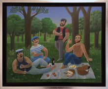 Charger l&#39;image dans la galerie, LORAND Jean-Pierre : Le temps des copains (Tableau, Acrylique sur toile) - ART ET MISS