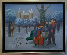 Charger l&#39;image dans la galerie, LORAND Jean-Pierre : Sérénade hivernale (Tableau, Acrylique sur toile) - ART ET MISS