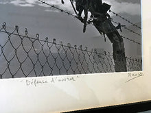 Charger l&#39;image dans la galerie, MARICK - Défense d&#39;entrer (Photographie) - ART ET MISS