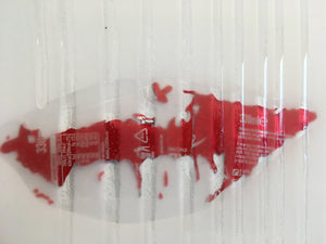 MaxL - Hailey (tableau, collage coca + résine) - ART ET MISS