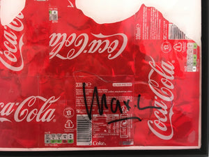 MaxL - Respire (tableau, collage coca + résine) - ART ET MISS
