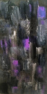 MAZUREK Véro : Ardoise fushia (Tableau, mixte sur toile ) - ART ET MISS