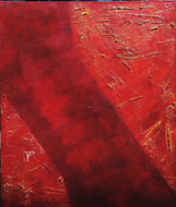MAZUREK Véro : Chiffonnade embrasée (Tableau, mixte sur toile) - ART ET MISS