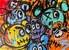 Charger l&#39;image dans la galerie, PALO - Angry bears (tableau, Mixte / toile) - ART ET MISS