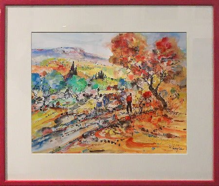 Patrice LAYRE - Petite promenade (tableau, Peinture Aquarelle) - ART ET MISS