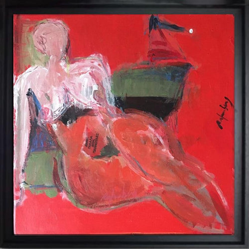 RAFENBERG Catherine : Sans titre 11 (Tableau acrylique sur toile ) - ART ET MISS