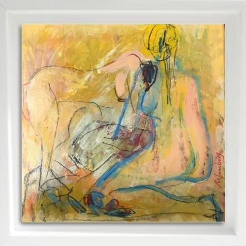 RAFENBERG Catherine : Sans titre 4 (Tableau acrylique sur toile ) - ART ET MISS