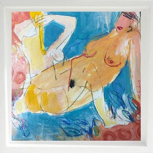 RAFENBERG Catherine : Sans titre 5 (Tableau acrylique sur toile ) - ART ET MISS